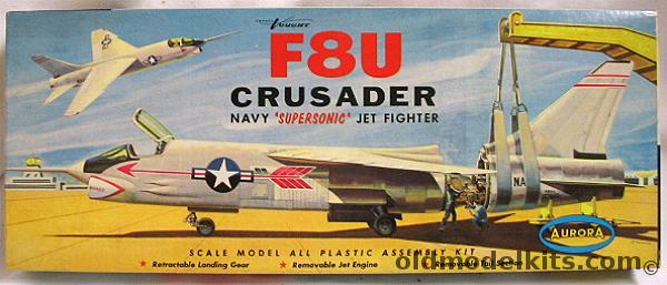 Aurora 1/50 F8U Crusader (F-8), 119-130 plastic model kit